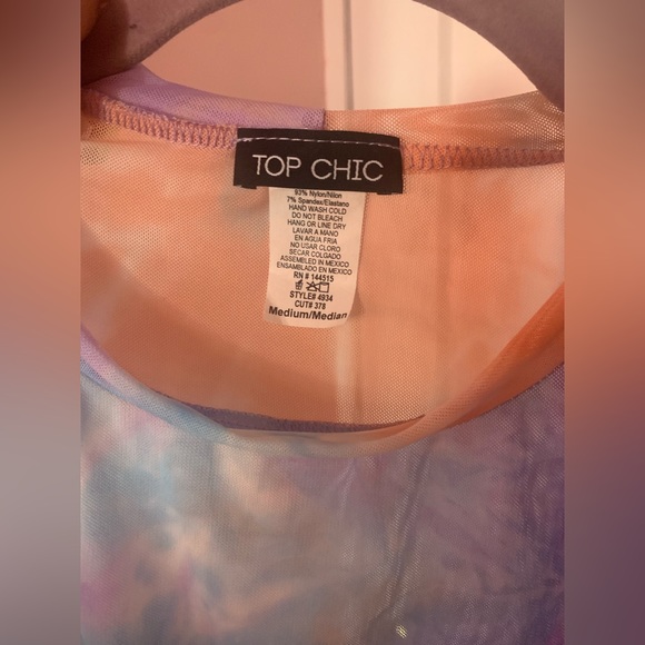 Mesh Colorful Top - Picture 2 of 2